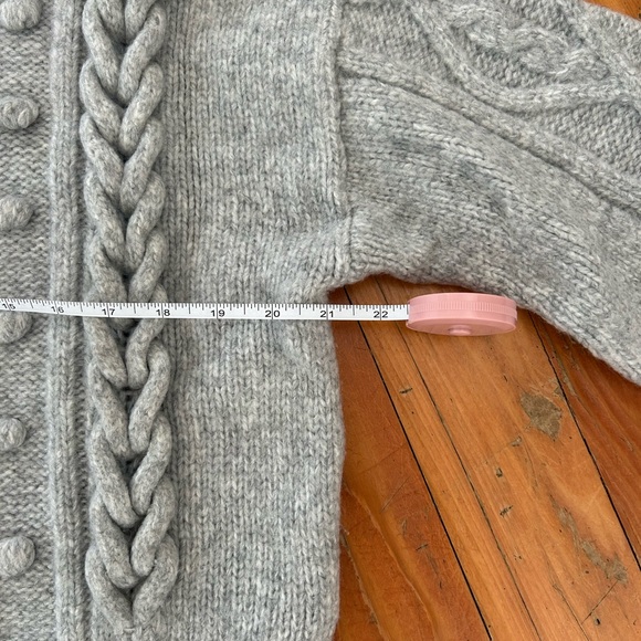 XS cable knit grey sweater - Picture 5 of 5